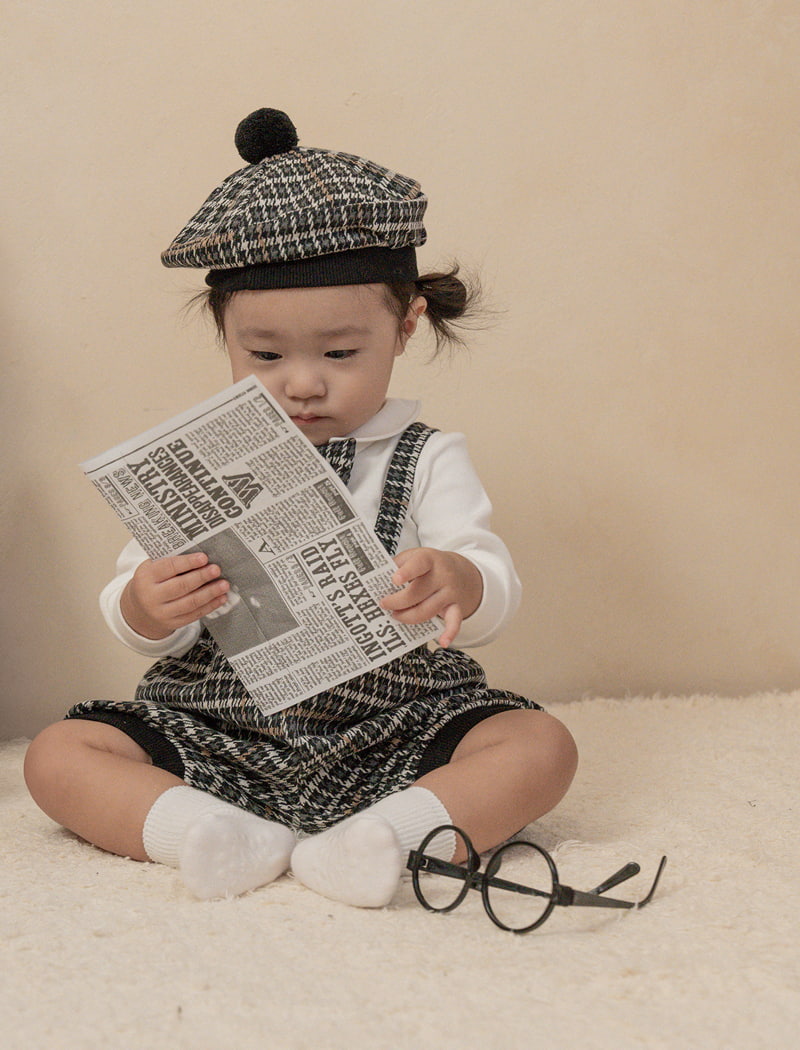 Peekaboo - Korean Baby Fashion - #babyoutfit - Sherlock Beret - 8