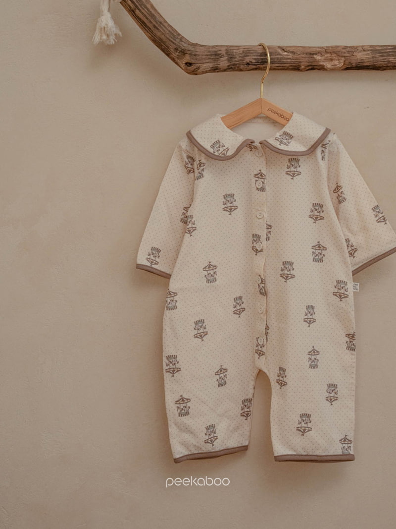 Peekaboo - Korean Baby Fashion - #onlinebabyshop - Orgel Baby Bodysuit - 2