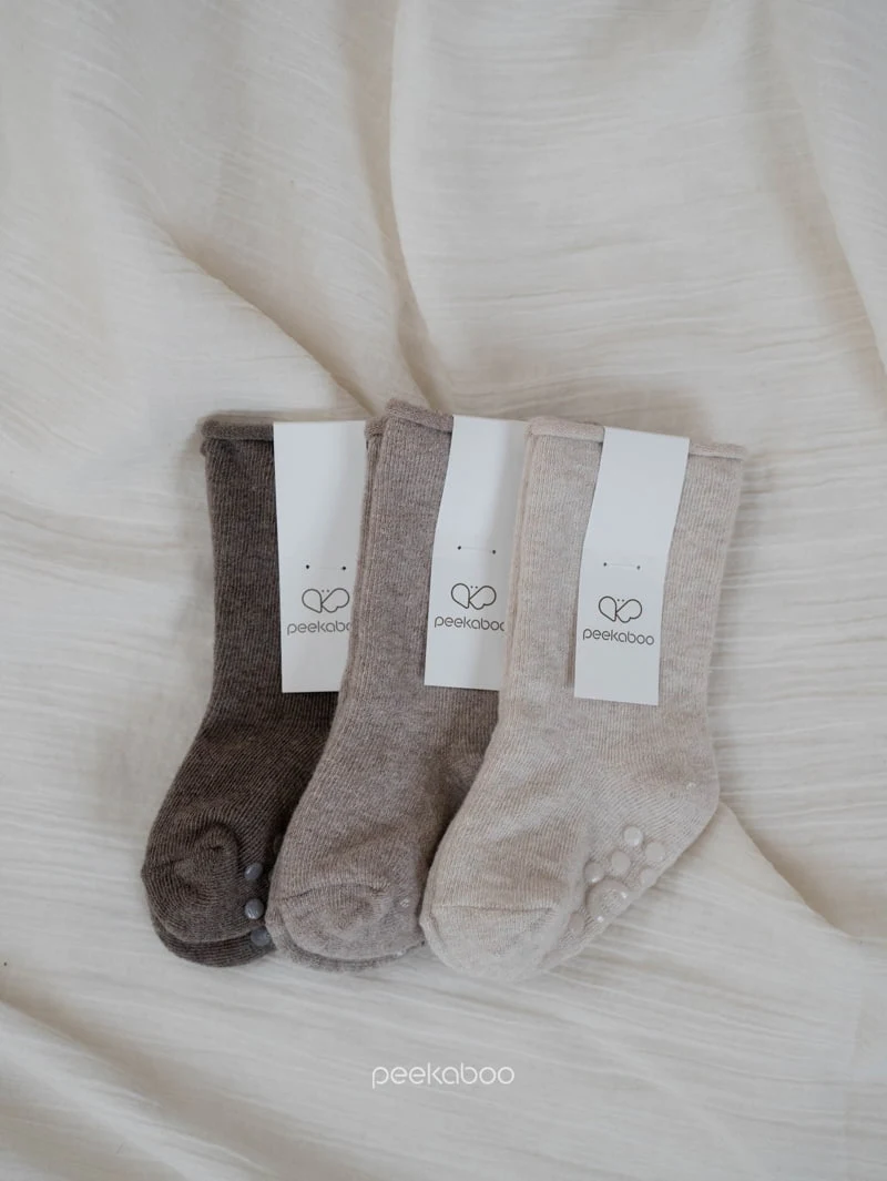 Peekaboo - Korean Children Fashion - #childofig - Tiramisu Socks (set of 3) - 7