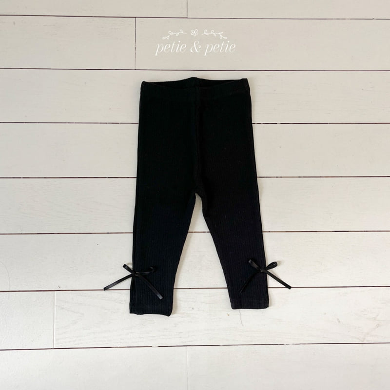 Petit & Petit - Korean Children Fashion - #childofig - Ribbon Leggings