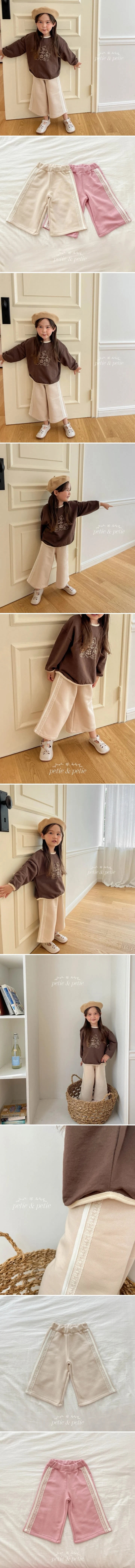 Petit & Petit - Korean Children Fashion - #minifashionista - Lace Line Pants