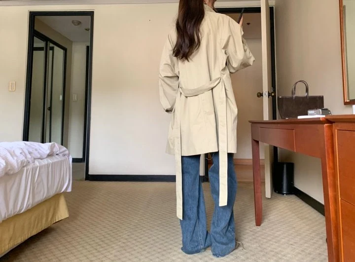 Pomelo - Korean Women Fashion - #womensfashion - Billy Half Trench Coat - 6