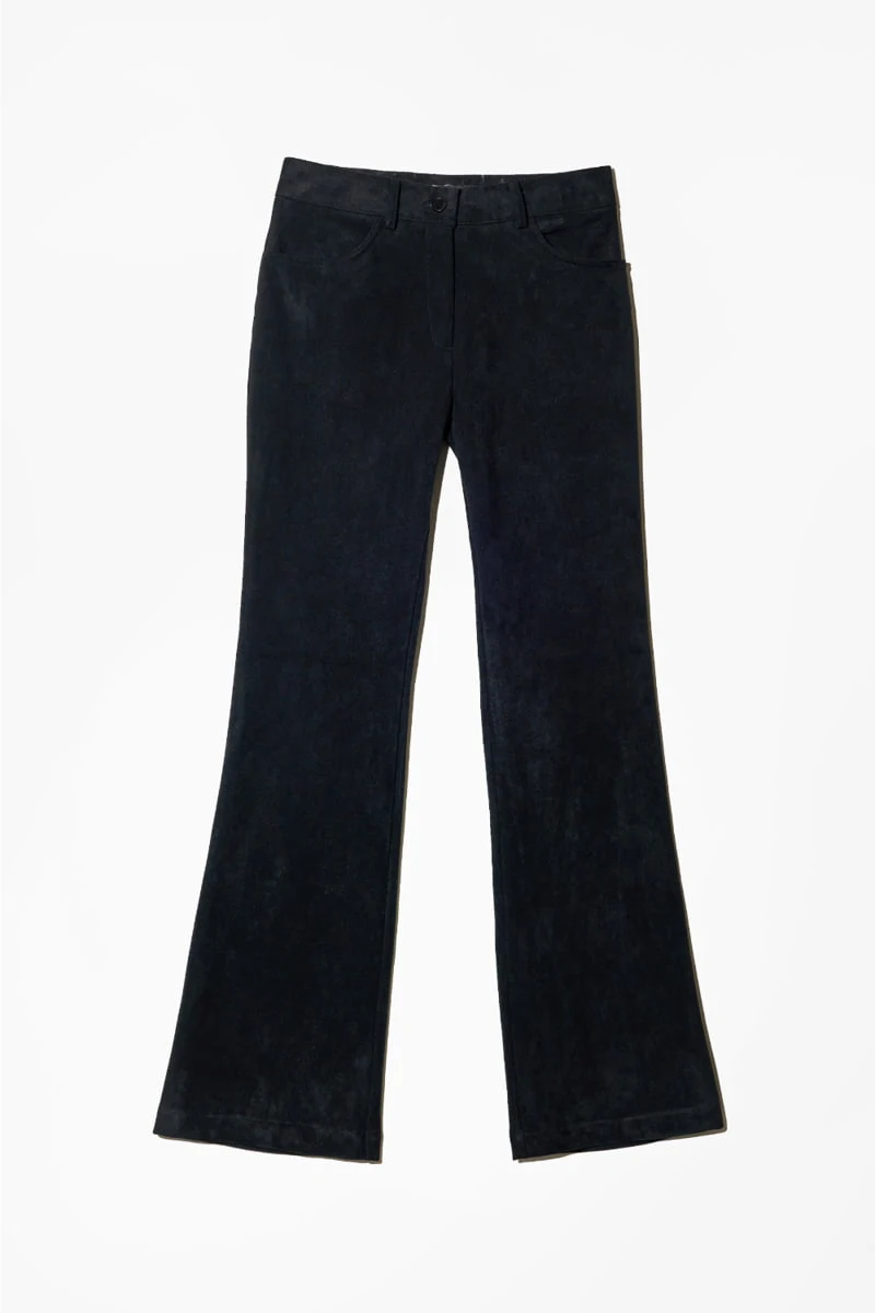 Project Wave - Korean Women Fashion - #momslook - Suede Dying Trousers - 11