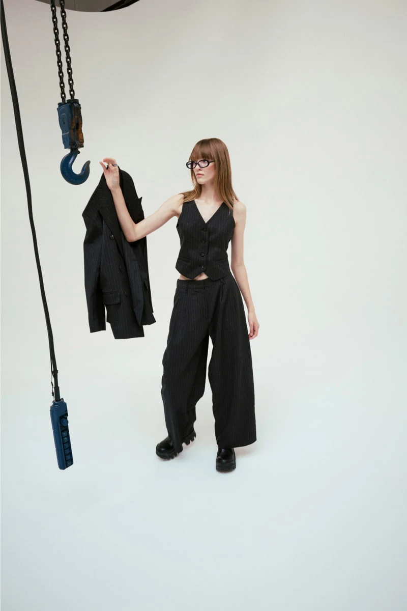 Project Wave - Korean Women Fashion - #restrostyle - Mentos Banding Pants - 5