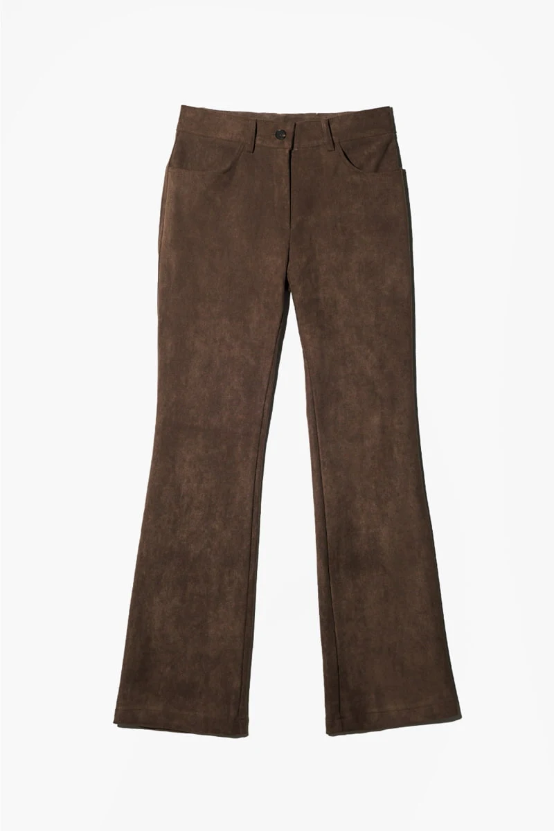 Project Wave - Korean Women Fashion - #thelittlethings - Suede Dying Trousers - 10