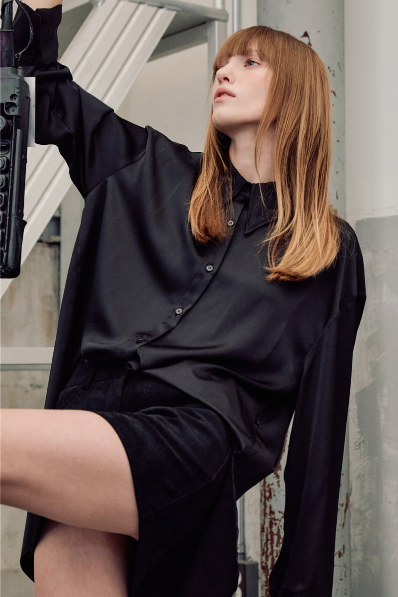 Project Wave - Korean Women Fashion - #thelittlethings - Satin Boxy Button Blouse - 6