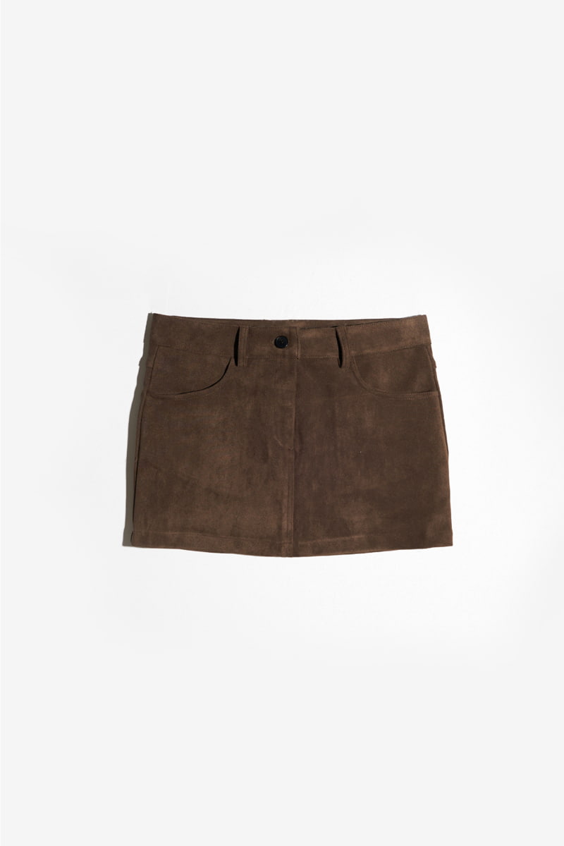 Project Wave - Korean Women Fashion - #womensfashion - Suede Dying Skirt - 10