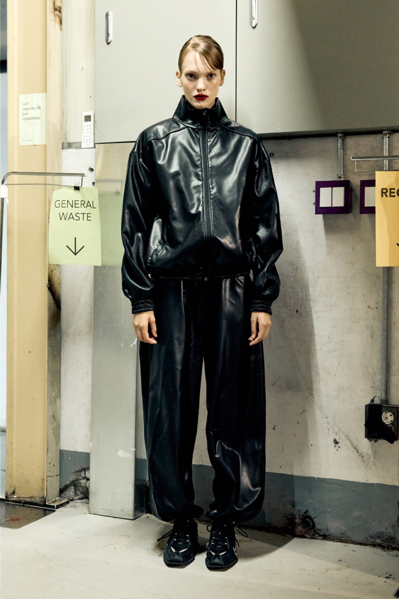 Project Wave - Korean Women Fashion - #womensfashion - Line Leather Pants