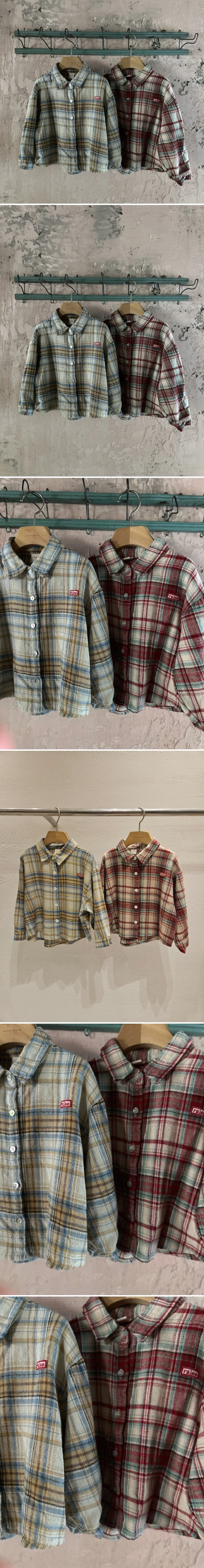 Raleelounge - Korean Children Fashion - #discoveringself - Wapen Check Shirt