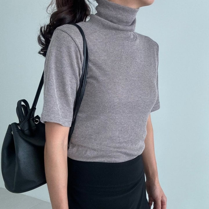 Ripple - Korean Women Fashion - #momslook - Reels Turtleneck Tee