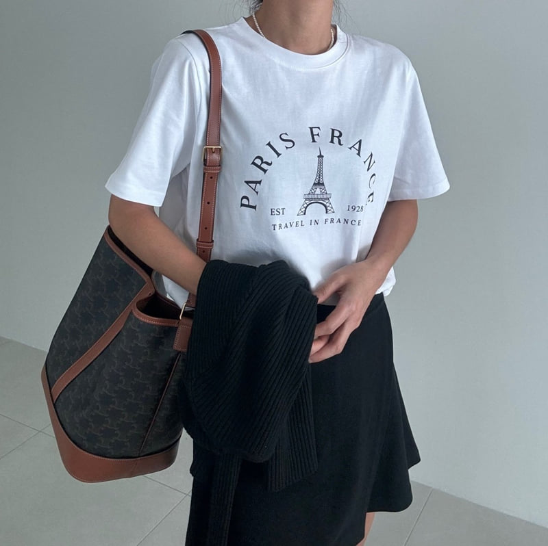 Ripple - Korean Women Fashion - #momslook - Eiffel Tee - 6