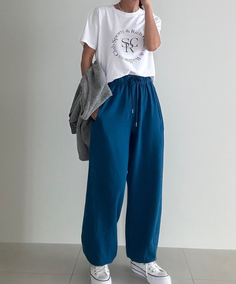 Ripple - Korean Women Fashion - #womensfashion - Slit Jogger Pants