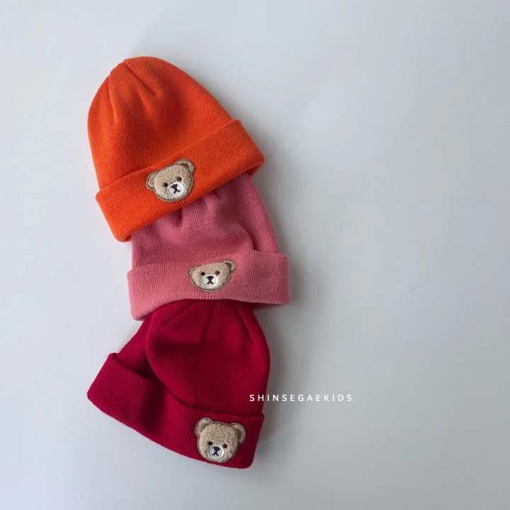 Shinseage Kids - Korean Baby Fashion - #smilingbaby - Bear Beanie - 4