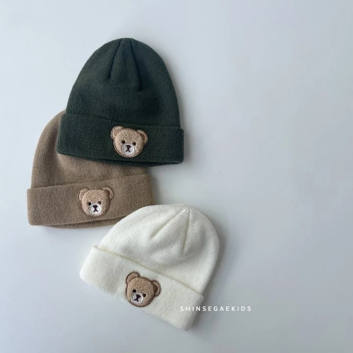 Shinseage Kids - Korean Baby Fashion - #babyboutiqueclothing - Bear Beanie - 5