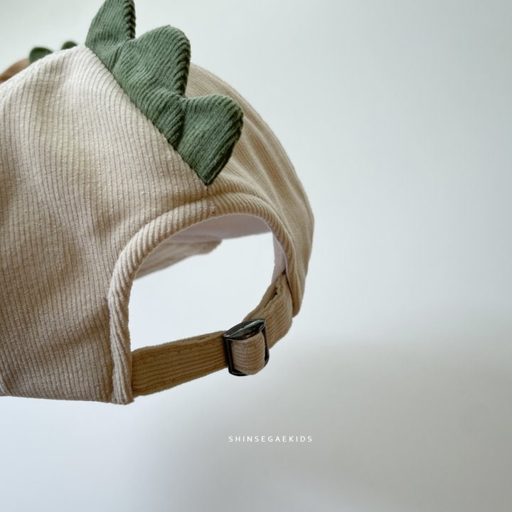 Shinseage Kids - Korean Baby Fashion - #babyoninstagram - Corduroy Dino Hat - 8