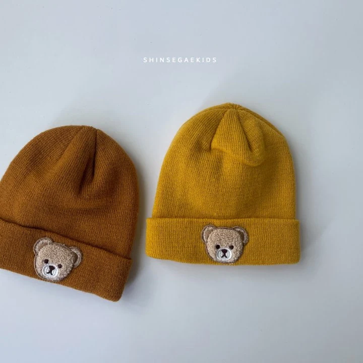 Shinseage Kids - Korean Baby Fashion - #smilingbaby - Bear Beanie - 3