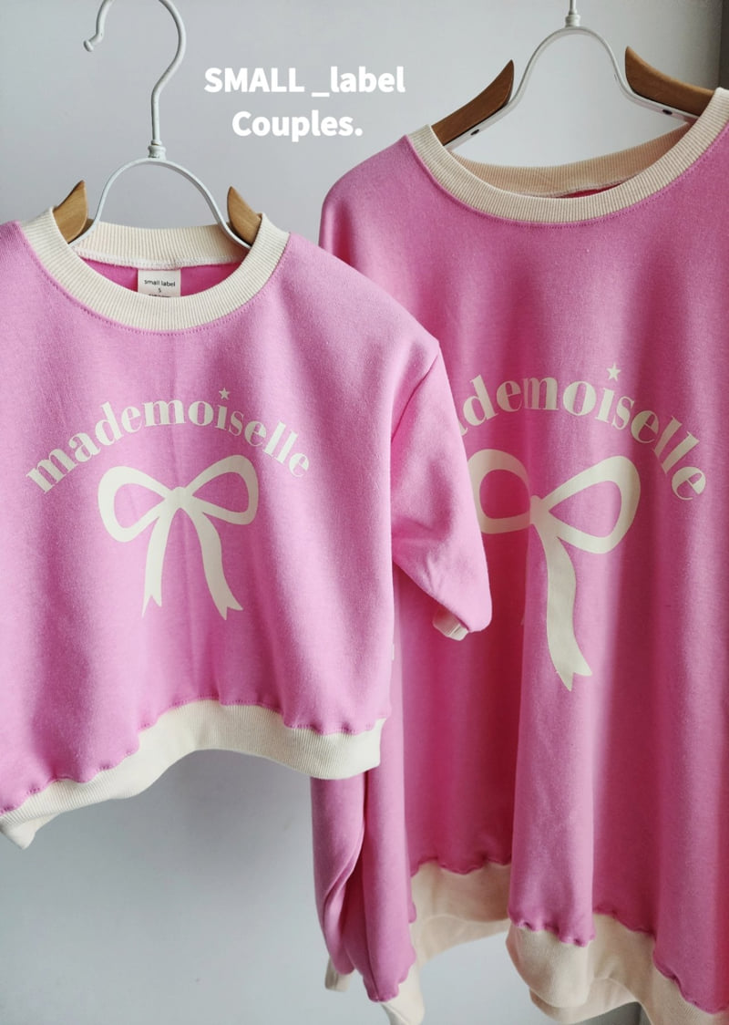 Small Label - Korean Women Fashion - #vintagekidsstyle - Mom Made Ribbon Sweatshirts - 4