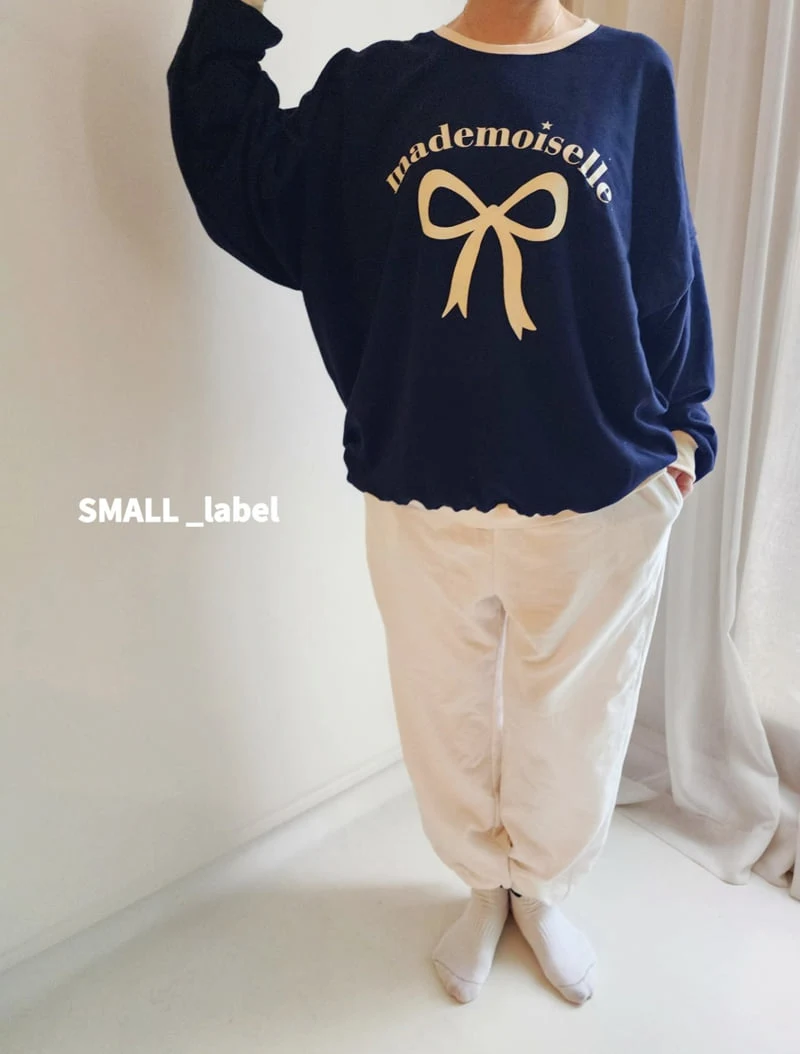 Small Label - Korean Women Fashion - #romanticstyle - Mom Made Ribbon Sweatshirts - 6