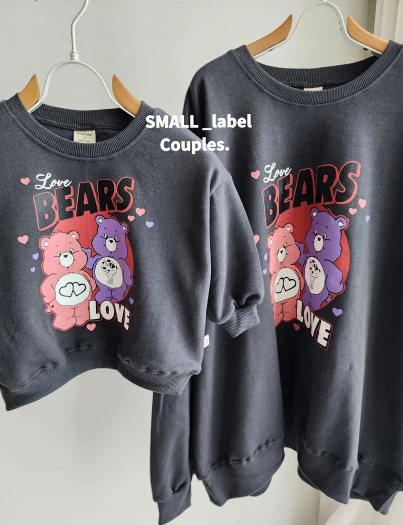 Small Label - Korean Women Fashion - #vintageinspired - Mom Love Bears Sweatshirts - 3