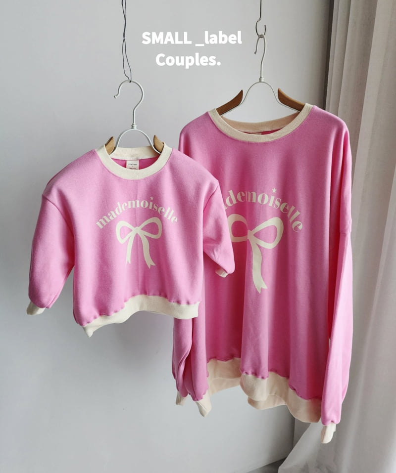 Small Label - Korean Women Fashion - #vintagekidsstyle - Mom Made Ribbon Sweatshirts - 3