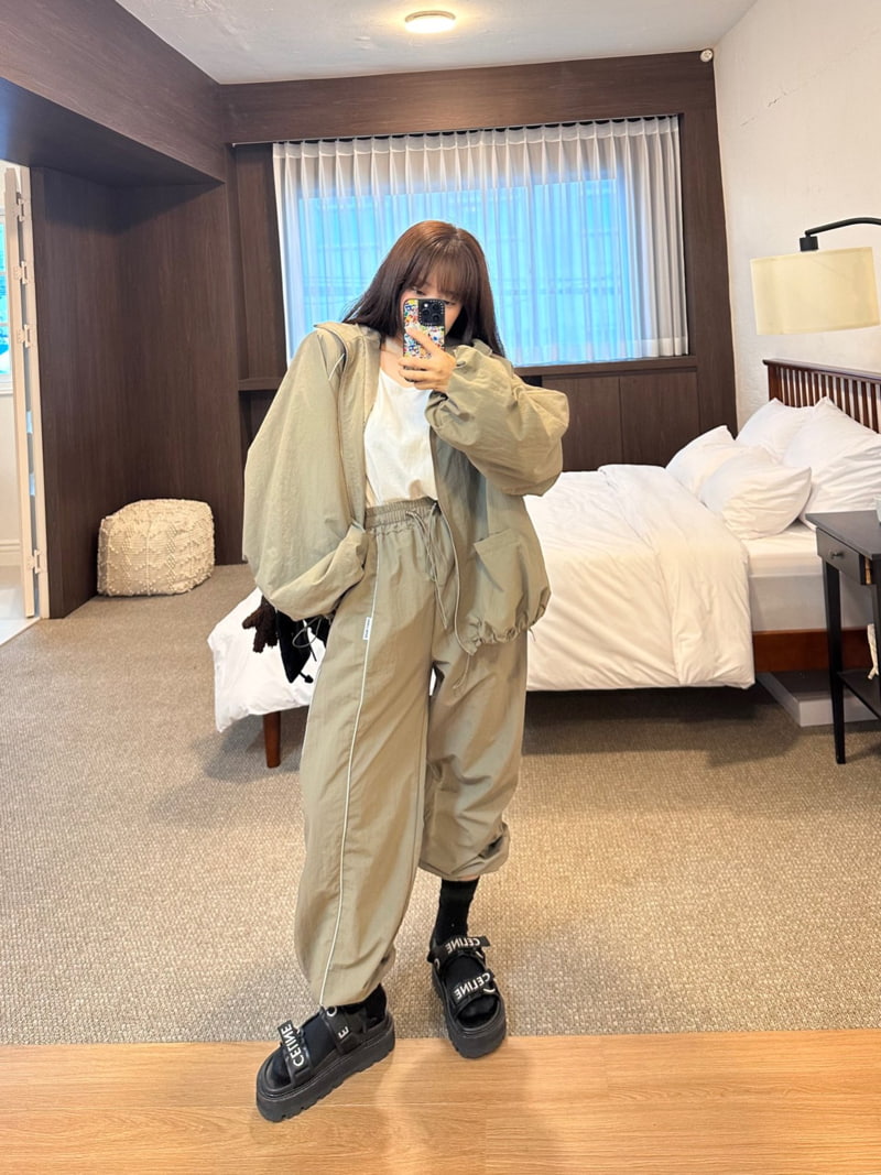 Something - Korean Women Fashion - #momslook - Neo Jogger Pants - 5