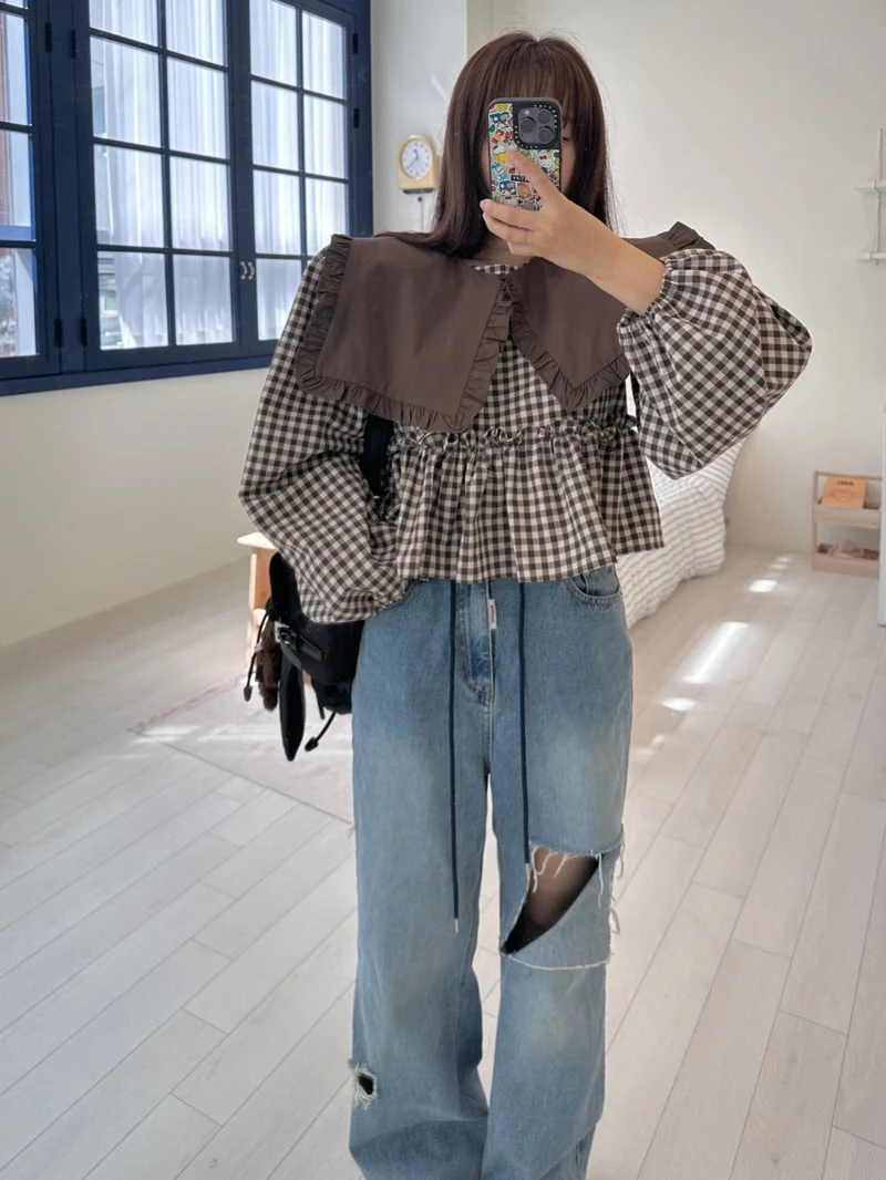 Something - Korean Women Fashion - #momslook - Emma Blouse with detachable collar - 8