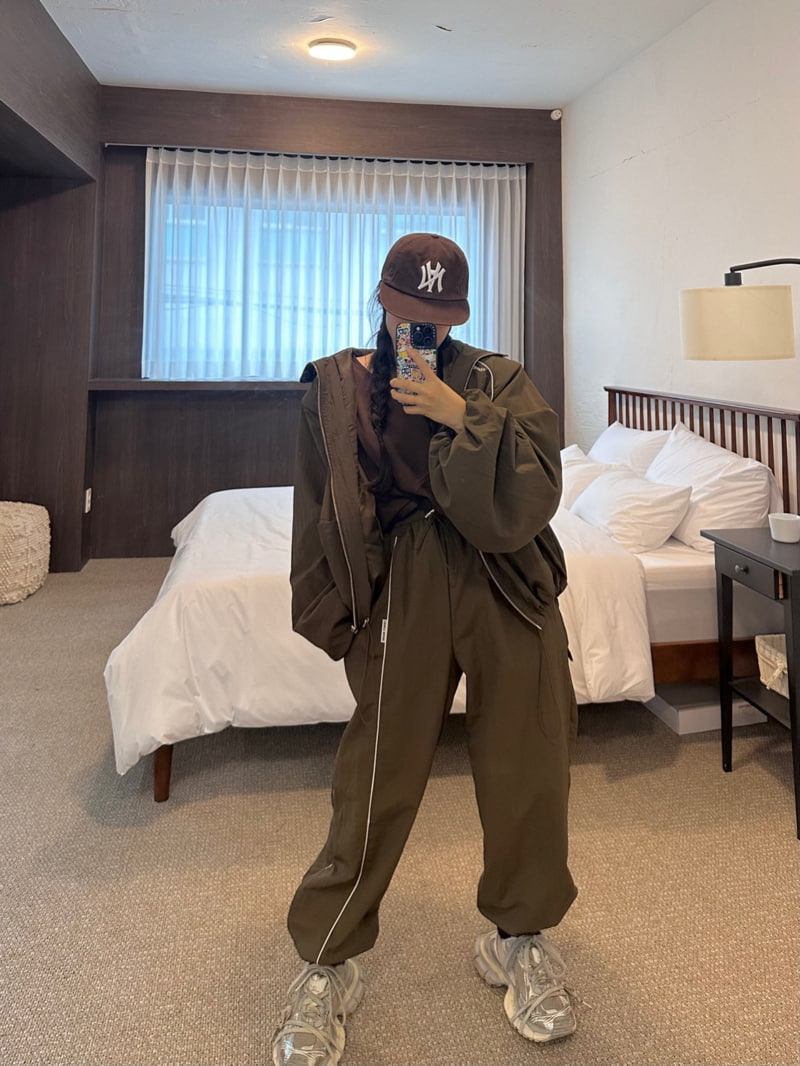 Something - Korean Women Fashion - #vintagekidsstyle - Neo Jogger Pants - 10