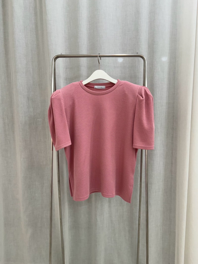 Something - Korean Women Fashion - #womensfashion - Cona Padded Tee - 2