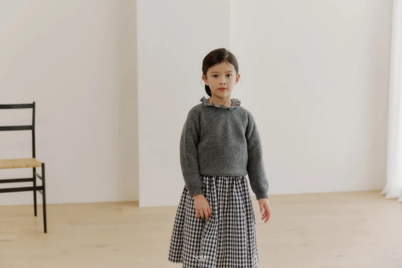 Soye - Korean Children Fashion - #childofig - Full Check Skirt - 5