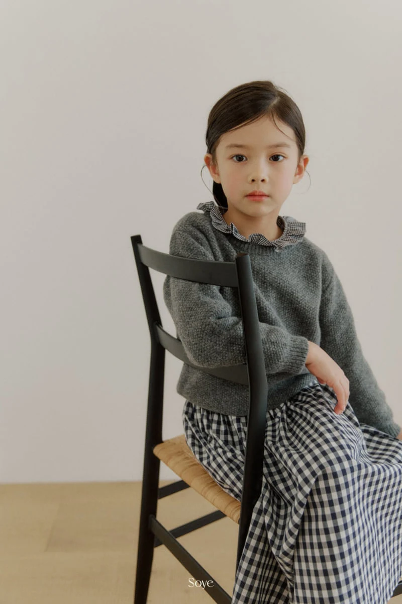 Soye - Korean Children Fashion - #childrensboutique - Ganeko Cash Round Pullover - 12