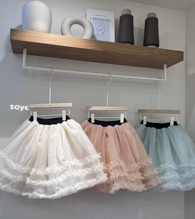 Soye - Korean Children Fashion - #designkidswear - Triple Cha Skirt