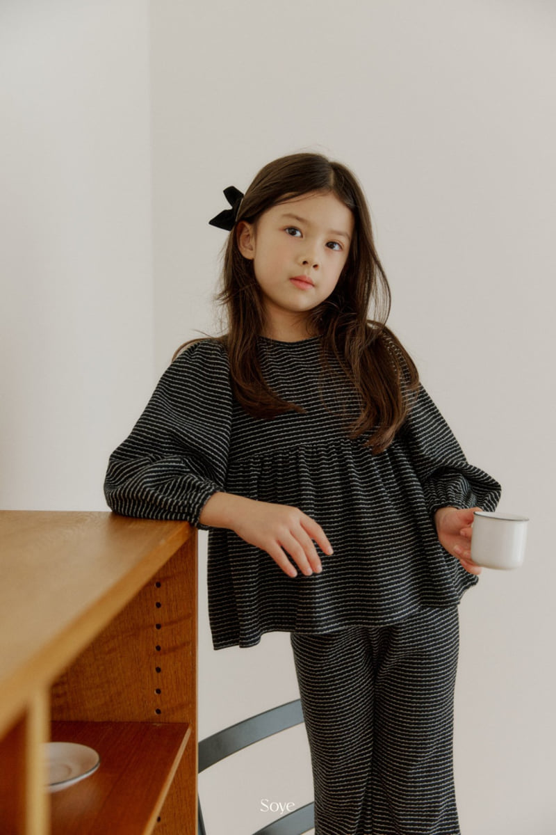 Soye - Korean Children Fashion - #discoveringself - Bella Stripe Set - 5