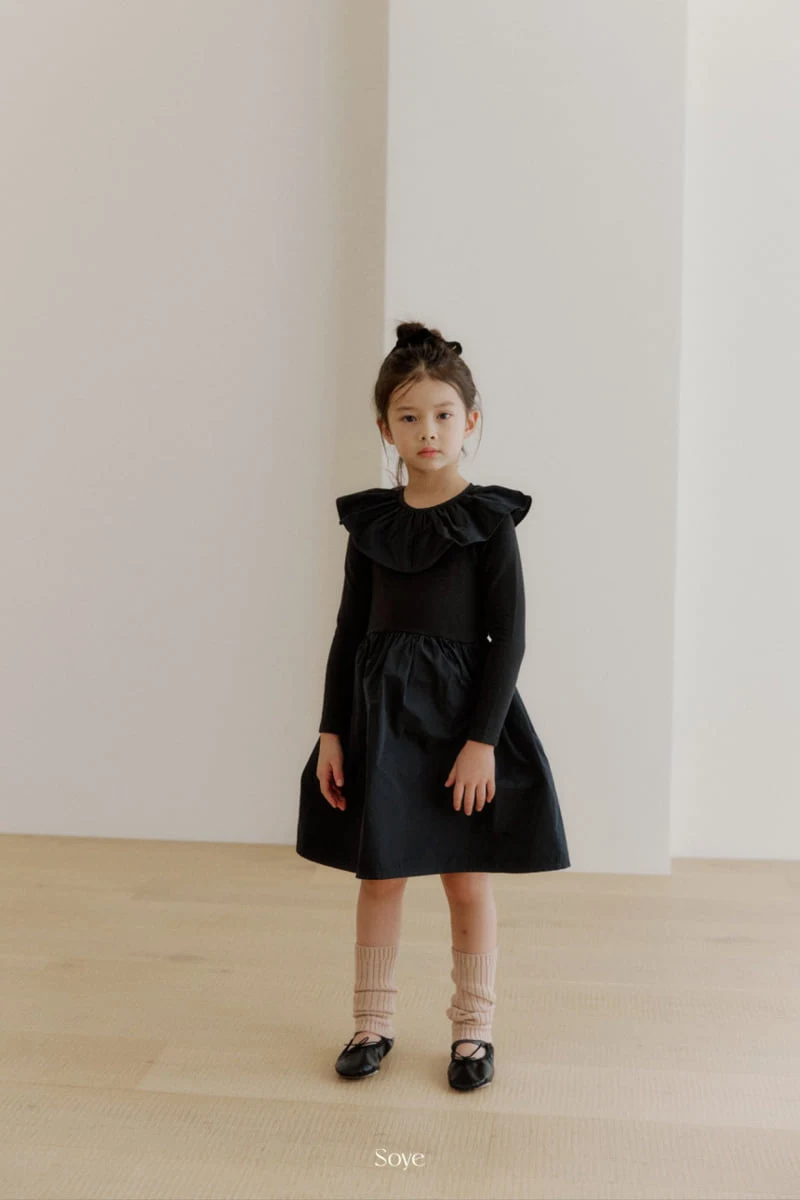 Soye - Korean Children Fashion - #minifashionista - Rough Frill One-piece - 3