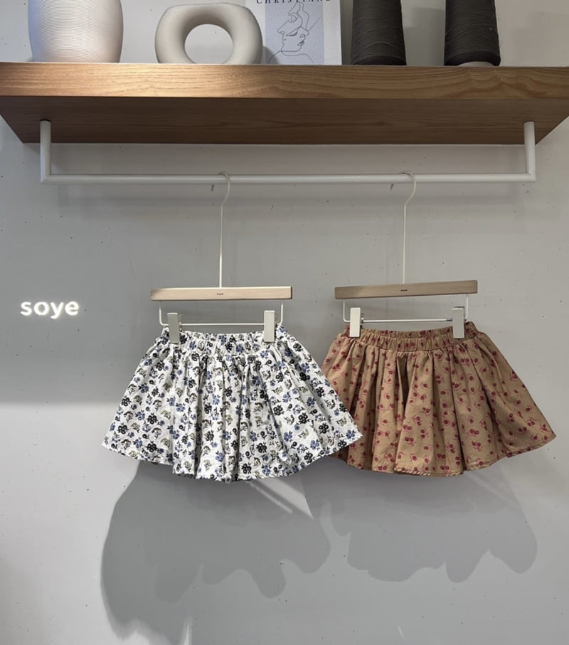 Soye - Korean Children Fashion - #prettylittlegirls - Flower Full Skirt