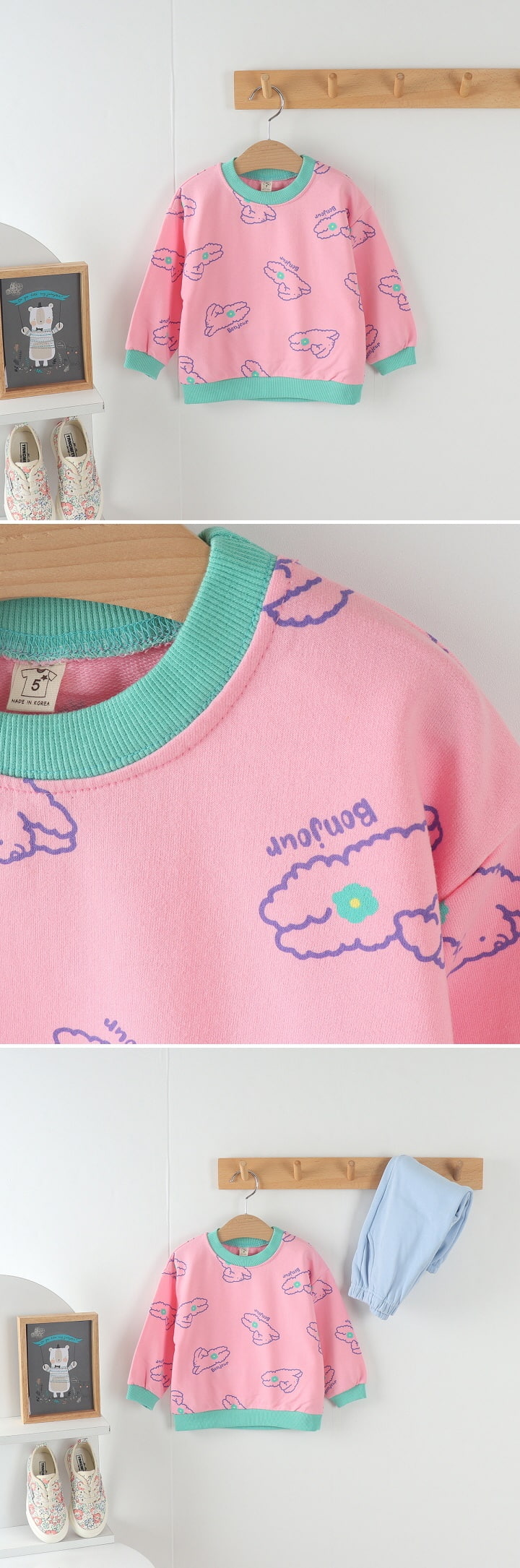 Tony - Korean Children Fashion - #magicofchildhood - Bunny Sweatshirts