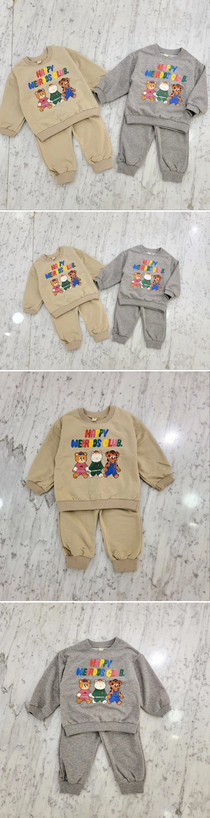 Tony - Korean Children Fashion - #prettylittlegirls - Zoo Top Bottom Set