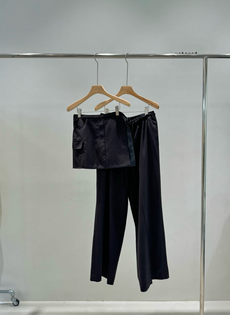 Unbound - Korean Women Fashion - #momslook - Stain Banding Pants - 3