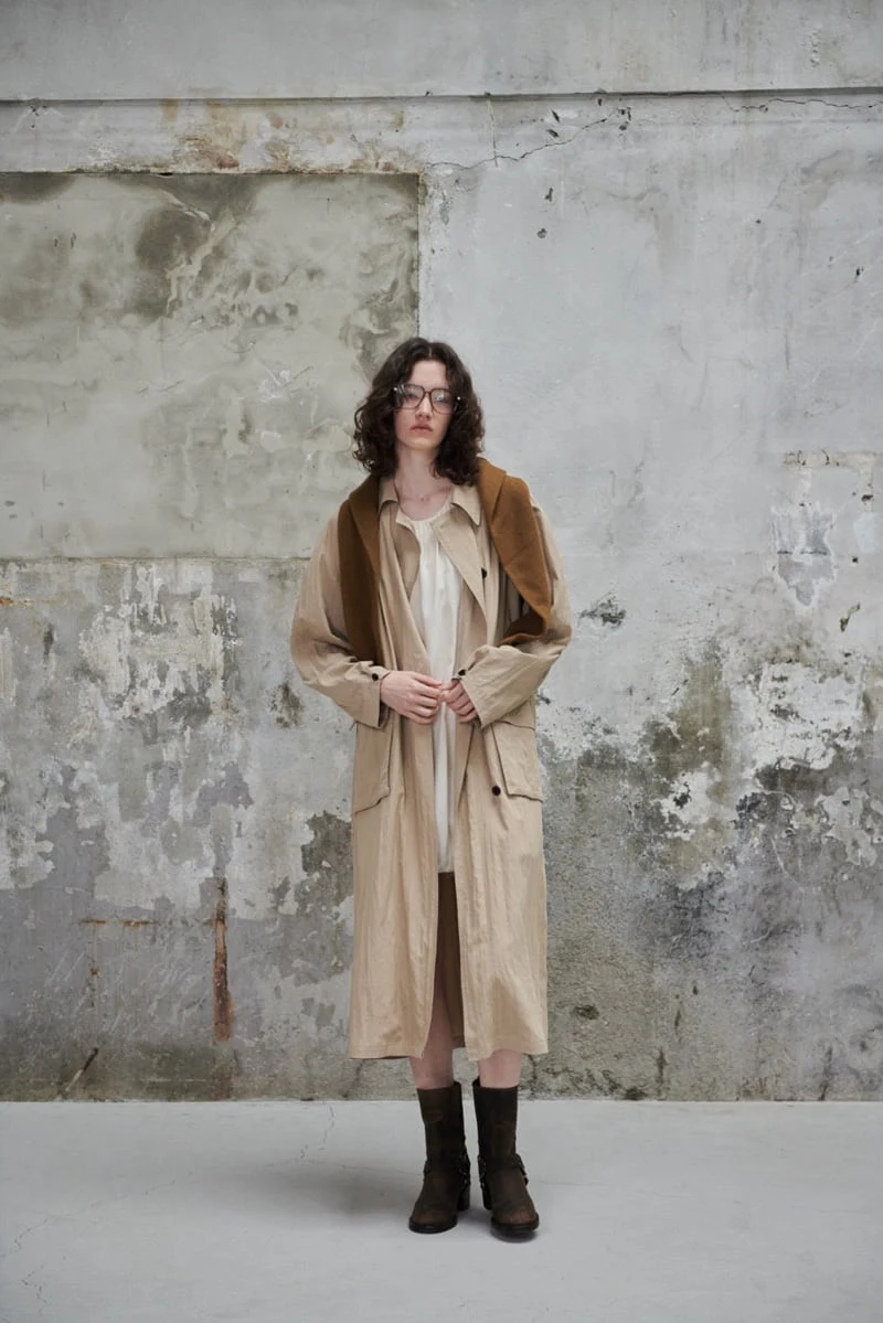 Unbound - Korean Women Fashion - #momslook - Treze Trench Coat - 6