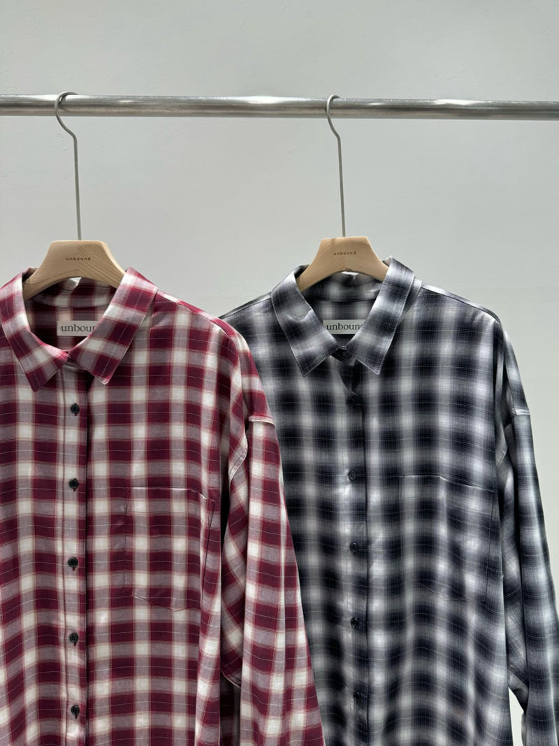 Unbound - Korean Women Fashion - #romanticstyle - Ace Check Shirt