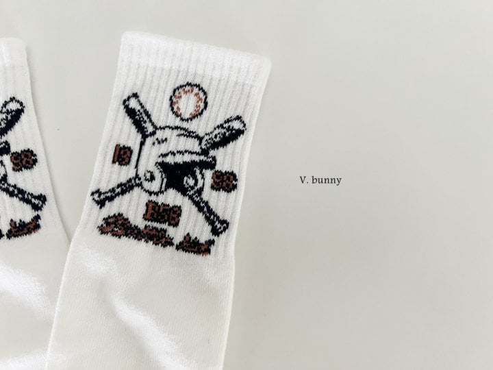 V Bunny - Korean Children Fashion - #childrensboutique - Baseball Socks - 9