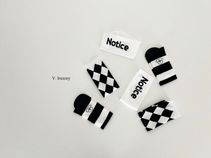 V Bunny - Korean Children Fashion - #discoveringself - Notice Socks - 10