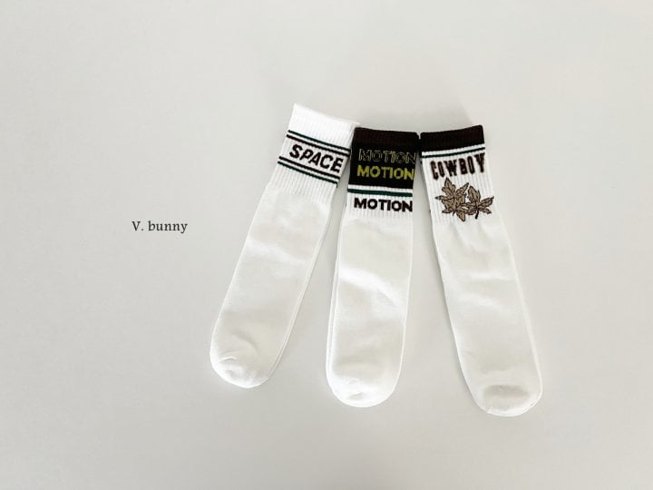 V Bunny - Korean Children Fashion - #fashionkids - Cowboy Socks - 10