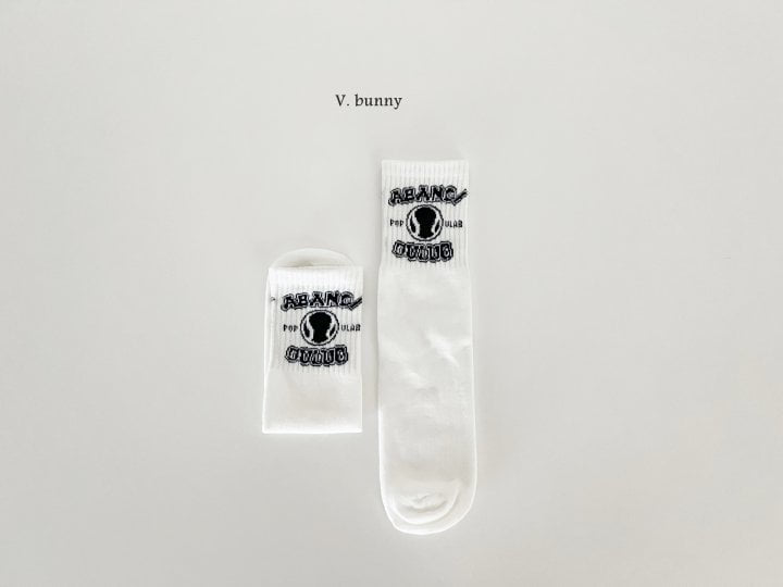 V Bunny - Korean Children Fashion - #littlefashionista - Baseball Socks - 4