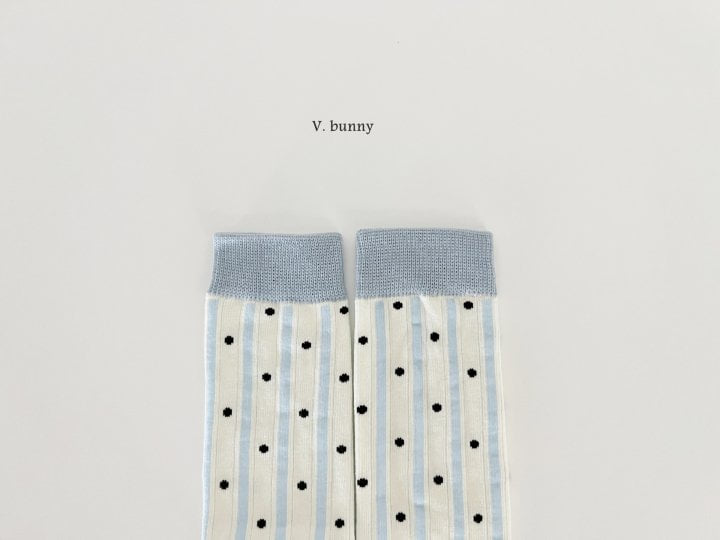 V Bunny - Korean Children Fashion - #minifashionista - Dot Heart Socks - 5