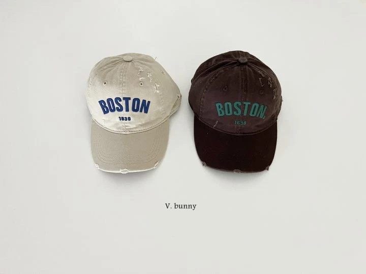 V Bunny - Korean Children Fashion - #todddlerfashion - Boston Cap - 5