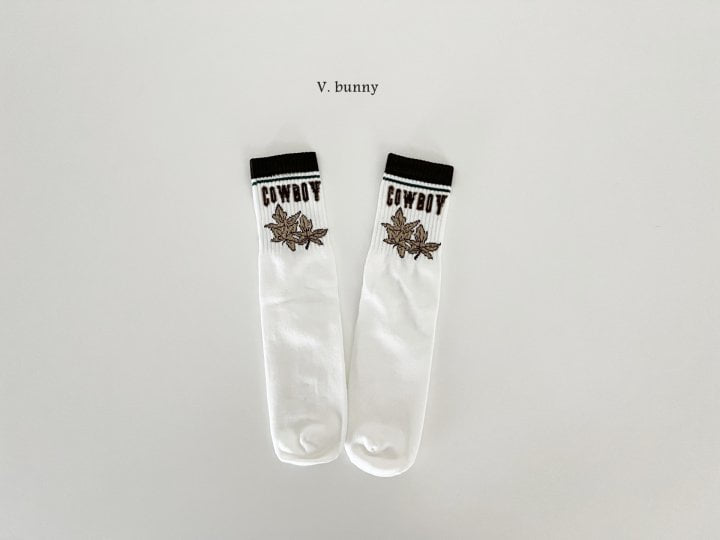 V Bunny - Korean Children Fashion - #todddlerfashion - Cowboy Socks - 4