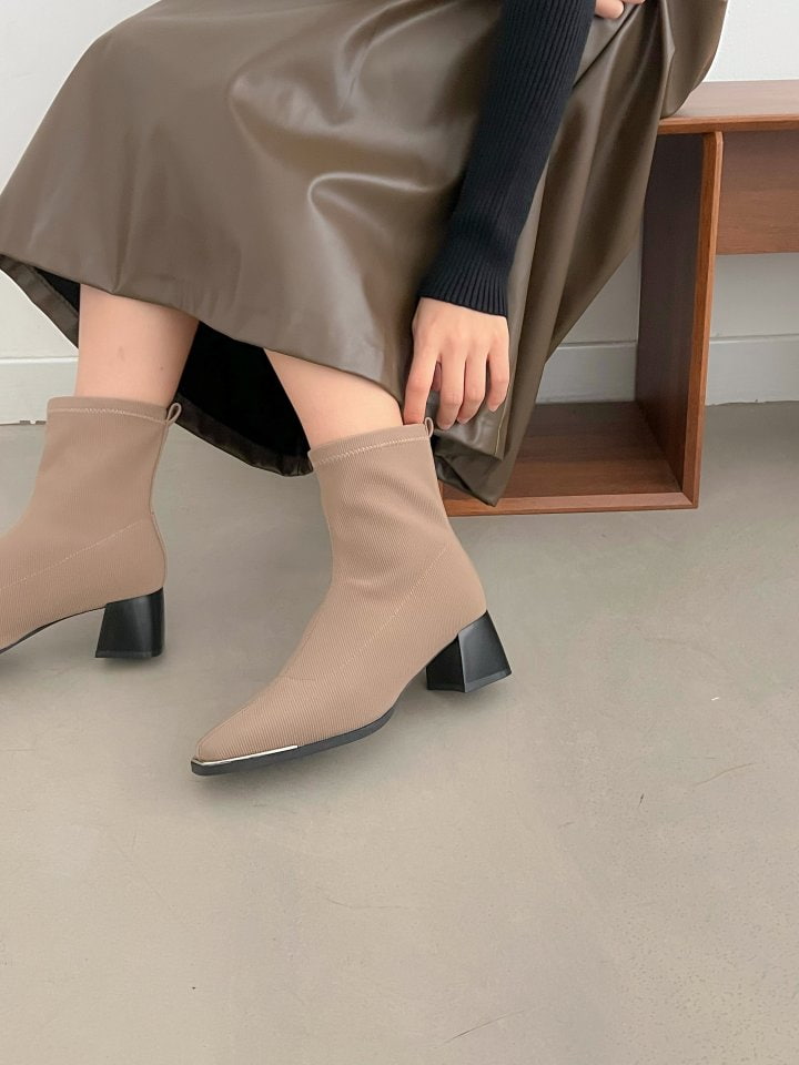 Vade - Korean Women Fashion - #momslook - Span Ankle Boots - 6