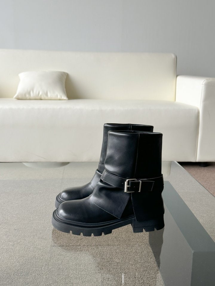 Vade - Korean Women Fashion - #womensfashion - Martin Vecro Walker Mountain Boots - 6