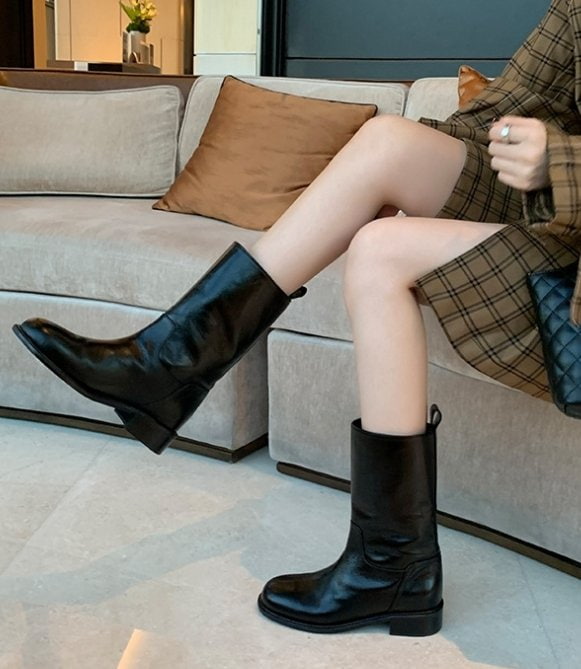 Vade - Korean Women Fashion - #womensfashion - Trendy Half Boots - 3