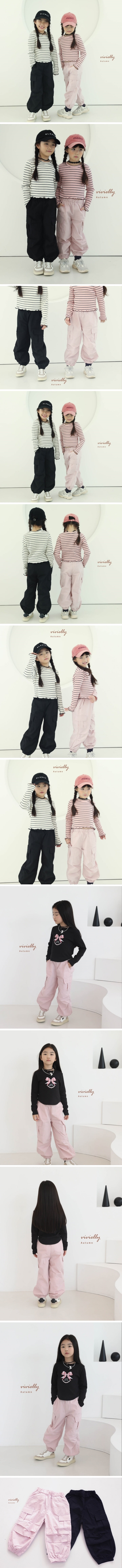 Vivielly - Korean Children Fashion - #Kfashion4kids - Check Cargo Pants